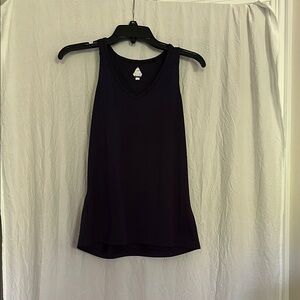 Women's Navy Blue Tennis Sleeveless Top